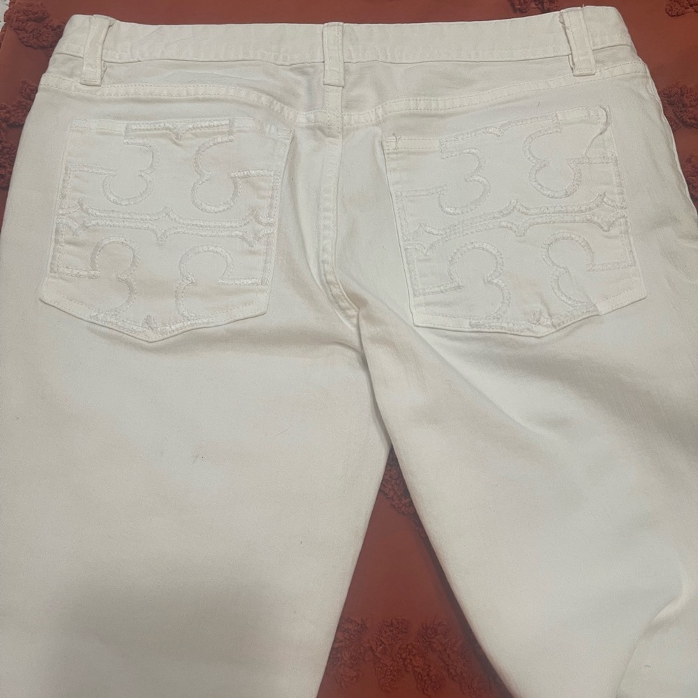 Tory Burch white jeans